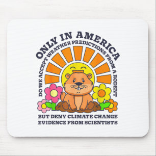 Murmeltiertag Nur Amerika Akzeptiert Nagetier Wett Mousepad