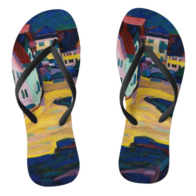 Murnau Burggrabenstrasse 1 - Wassily Kandinsky Flip Flops (Fußbett)