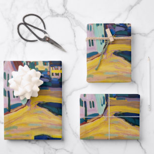 Murnau Burggrabenstrasse 1 - Wassily Kandinsky Geschenkpapier Set