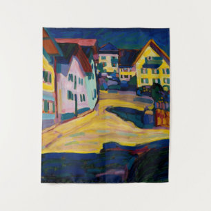 Murnau Burggrabenstrasse 1 - Wassily Kandinsky Wandteppich