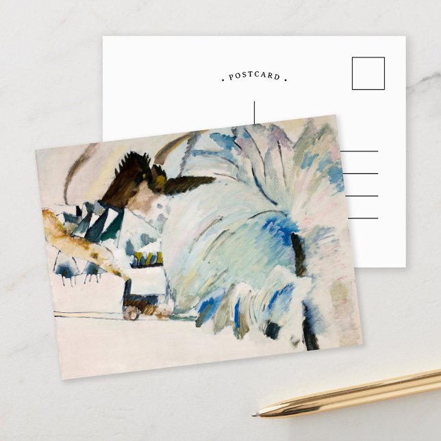 Murnau mit Lokomotive | Kandinsky Postkarte (Von Creator hochgeladen)