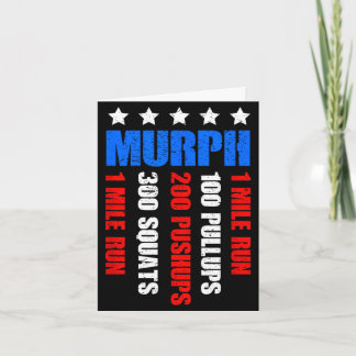 Murph 2021 memorial day workout patriotic wod Murp Karte