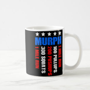 Murph 2021 Memorial Day Workout patriotischer WOD Kaffeetasse
