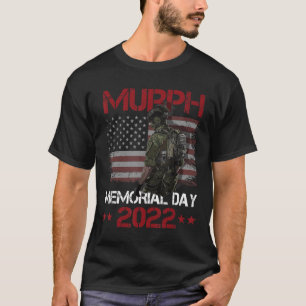 Murph 2022 Happy Memorial Day 4. Juli US-Flagge T-Shirt