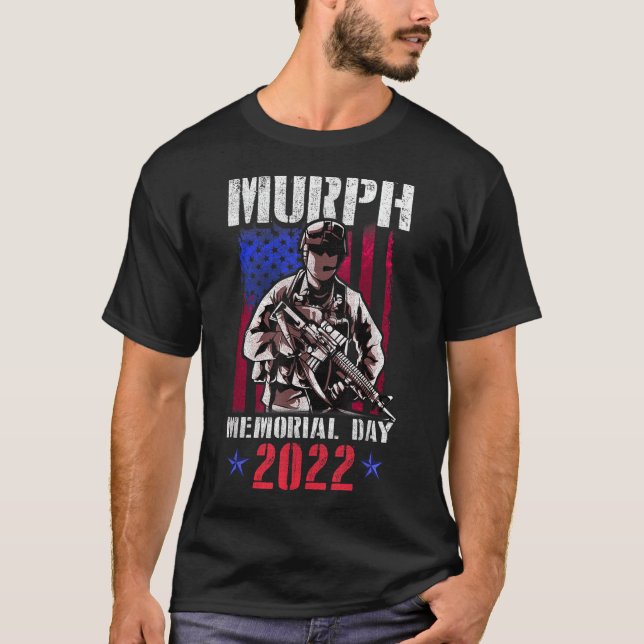 Murph 2022 Workout Challenge American Memorial T-Shirt (Vorderseite)
