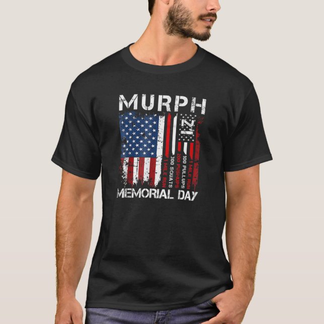 Murph 2023 American Patriotic Workout Challenge Me T-Shirt (Vorderseite)