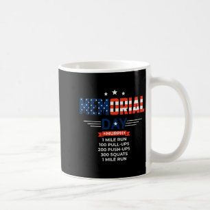 Murph 2023 Memorial Day Workout patriotisches WOD- Kaffeetasse