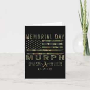 Murph Challenge Memorial Day Workout Gym Us Karte