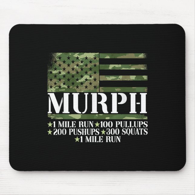 Murph Memorial Day Workout Mousepad (Vorne)