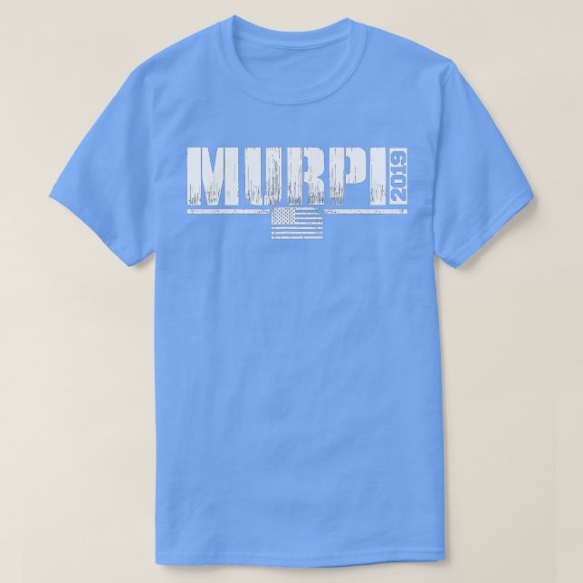 Murph Workout Veteran Gedenktag Militär T-Shirt (Design vorne)