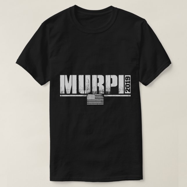 Murph Workout Veteran Memorial Day Military T Shir T-Shirt (Design vorne)