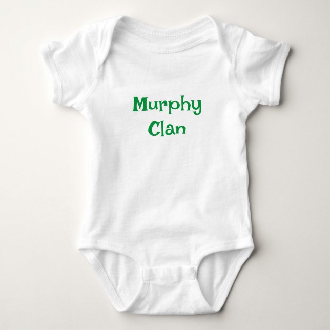 Murphy Clan Bodysuit Baby Strampler (Vorderseite)