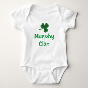 Murphy Clan Kleeblatt Bodysuit Baby Strampler