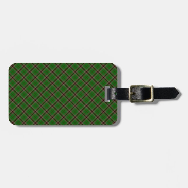 Murphy Clan Tartan Irish Designed Print Gepäckanhänger (Vorderseite horizontal)
