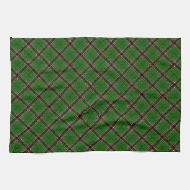 Murphy Clan Tartan Irish Designed Print Handtuch (Horizontal)