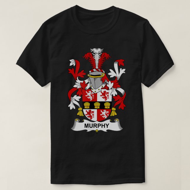 Murphy Coat of Arms Family Crest  T-Shirt (Design vorne)