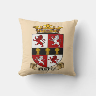 Murphy Familien Wappen Ornament Kissen