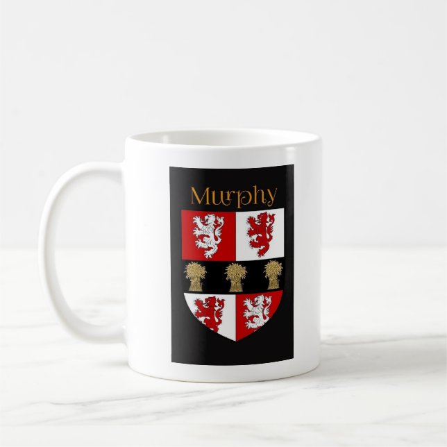 Murphy-Familienwappen Kaffeetasse (Links)