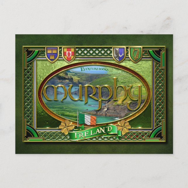 Murphy Family Banner Postkarte (Vorderseite)