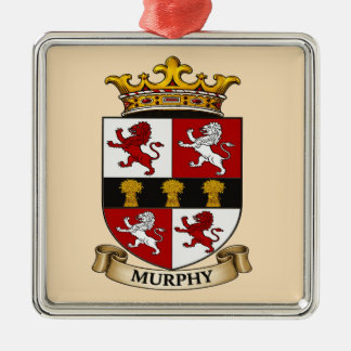 Murphy Family Coat of Arms Ornament Aus Metall