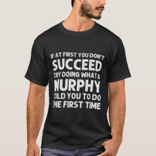 Murphy Funny Familienname Tree Geburtstag Wiederse T-Shirt