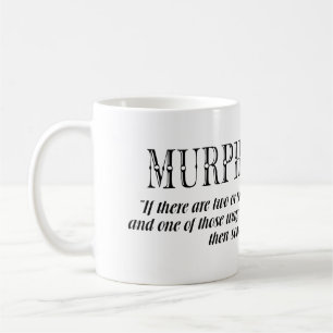Murphy-Gesetz Kaffeetasse