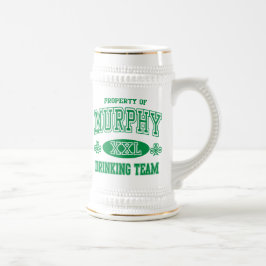 Murphy Irish Drinking Team Bierglas