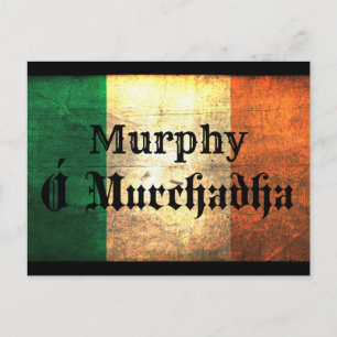 Murphy Irish Flag Postkarte