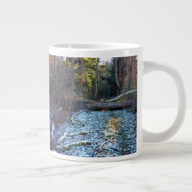 Murphy Light Snow Hundefreunde Jumbo-Tasse (Rechts)