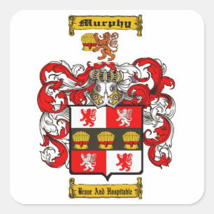 Murphy Quadratischer Aufkleber