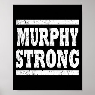 MURPHY Starkes Squad-Familientreffen Nachname-Team Poster