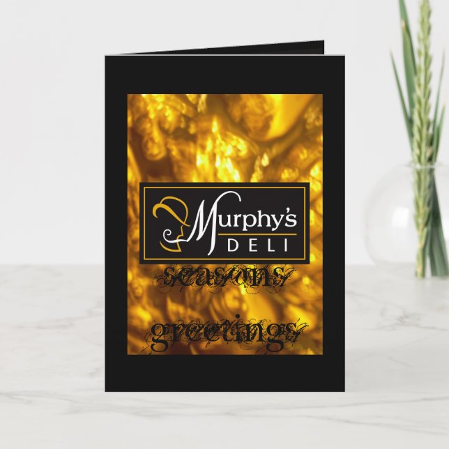 Murphys Feinkostgeschäft-Feiertagskarten Feiertagskarte (Vorderseite)