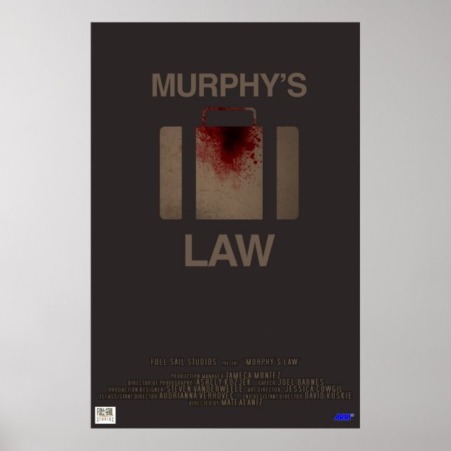 Murphy's Law Poster (Vorne)