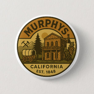 Murphys Vintages Emblem in Kalifornien Button