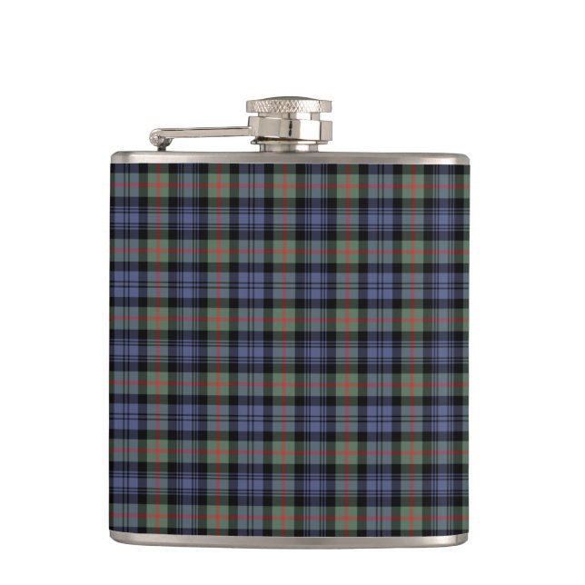 Murray Ancient Clan Tartan Flachmann (Vorderseite)