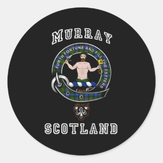 Murray Atholl Tan Clan Abzeichen Athletic Style Runder Aufkleber