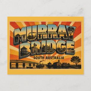 Murray Bridge Südaustralien Historische Flussstadt Postkarte