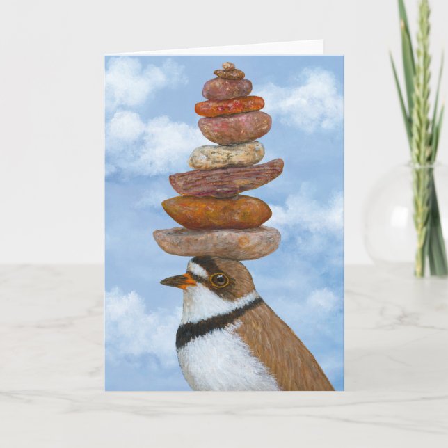 Murray die halbpalmierte Plover-Karte Karte (Vorderseite)