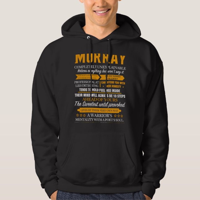 MURRAY ist ein Familienfest, das sich nicht erklär Hoodie (Vorderseite)