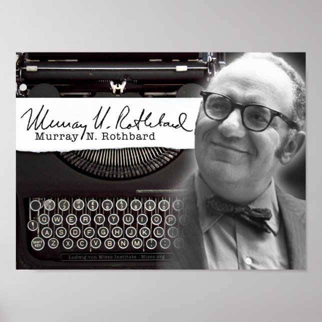 Murray N. Rothbard Poster (Vorne)