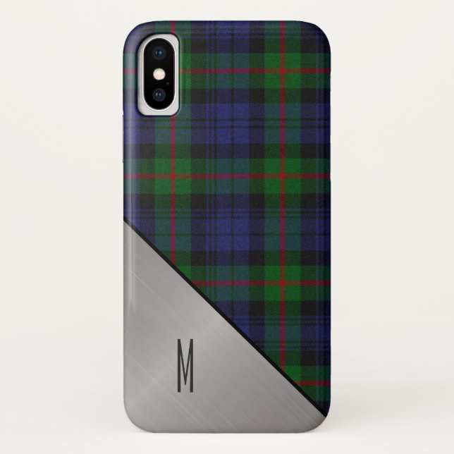 Murray Tartan Kariertes iPhone X Case (Rückseite)