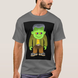 Murray the Monster on Black T-Shirt