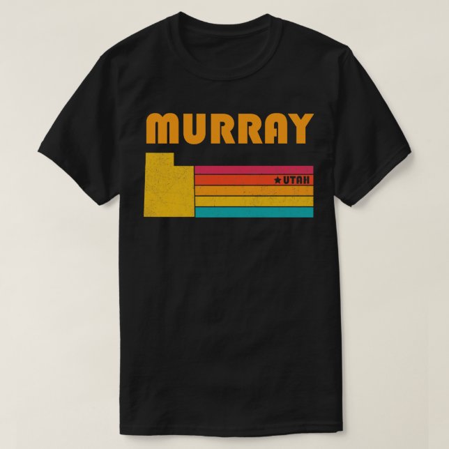 Murray Utah Vintag Distressed Souvenir T-Shirt (Design vorne)