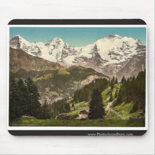 Murren, Grutschalp, Eiger, Mönch und Jungfrau, Mousepad