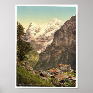 Murren, Hotel des Alps, Bernese Oberland, Switzerl Poster