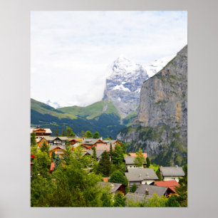 Murren in der Schweiz Poster