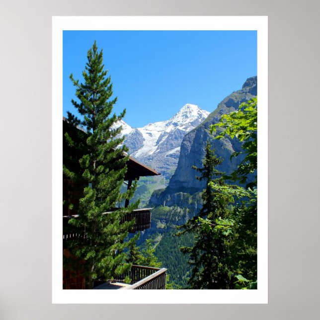 Murren in der Schweiz Poster (Vorne)