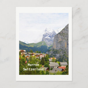 Murren in der Schweiz Postkarte