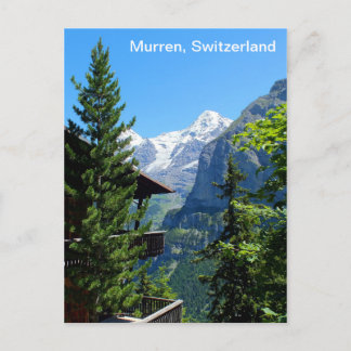 Murren in der Schweiz Postkarte