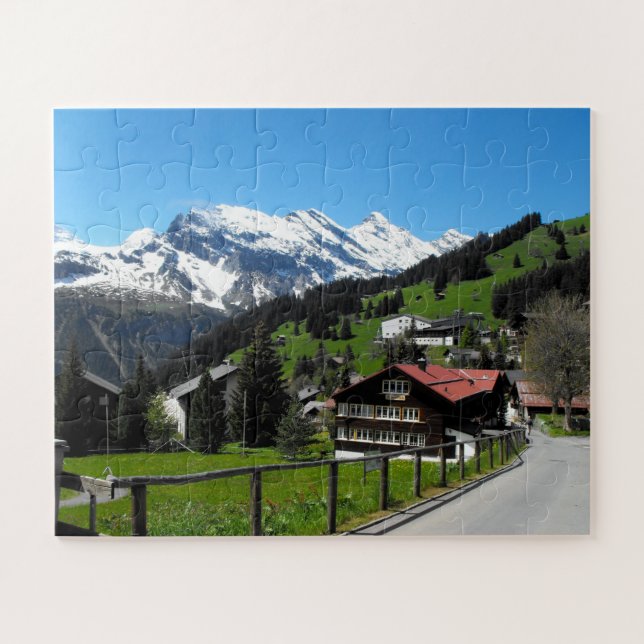 Murren in der Schweiz Puzzle (Horizontal)